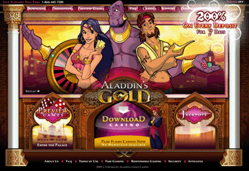 aladdins gold casino