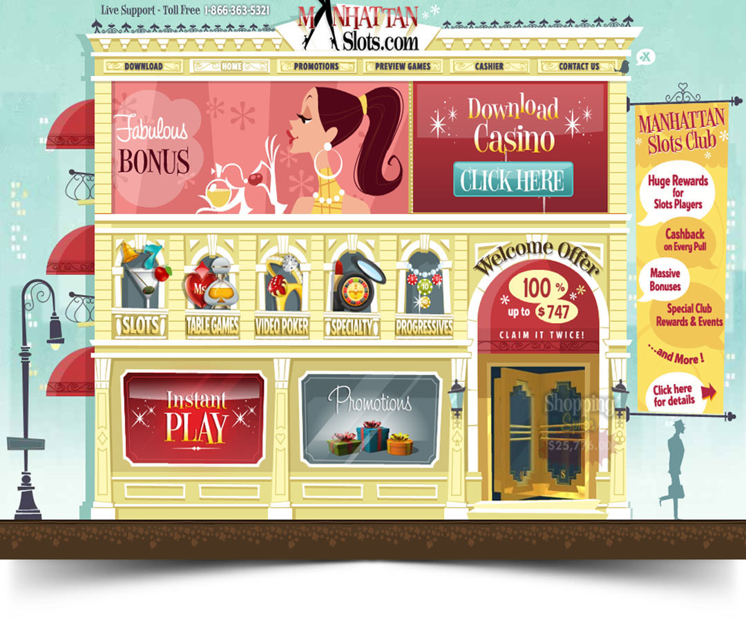 Manhattan Slots Online Casino USA