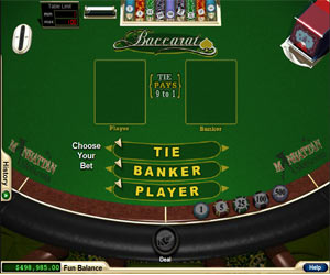 Manhattan Slots Casino Bacarrat