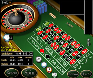 Club World Casino roulette