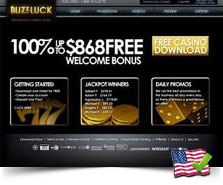 Buzzluck Online Casino USA