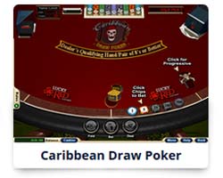 Caribbean draw poker